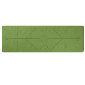 Yoga Mat with Position Line